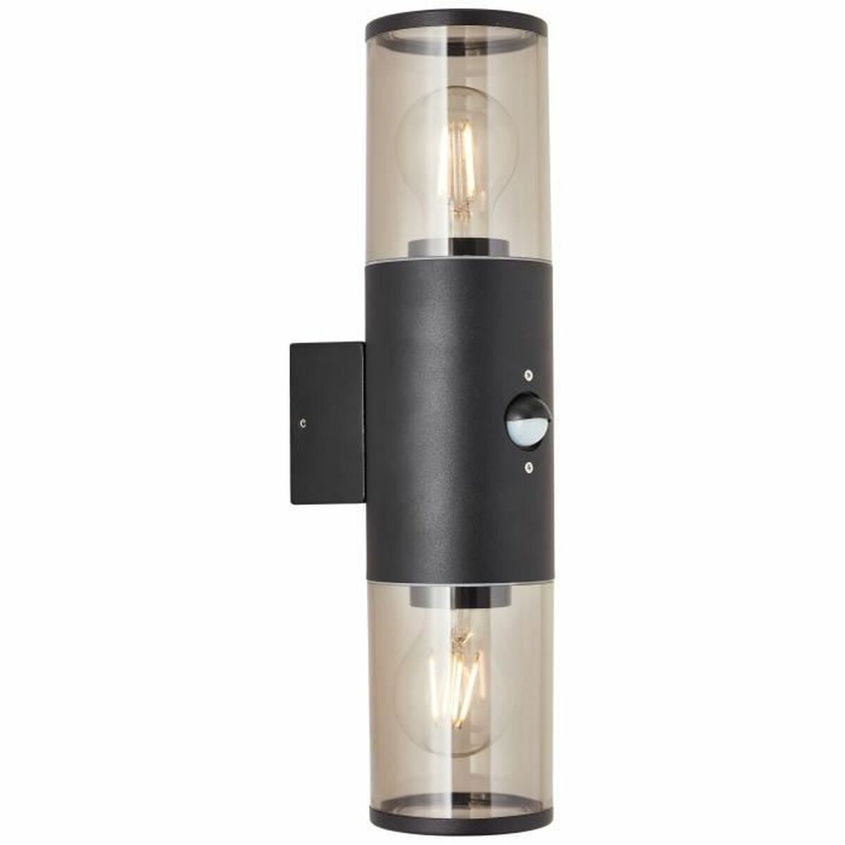 Wall Light Brilliant Sergioro Exterior Motion Detector Black 20 W-0