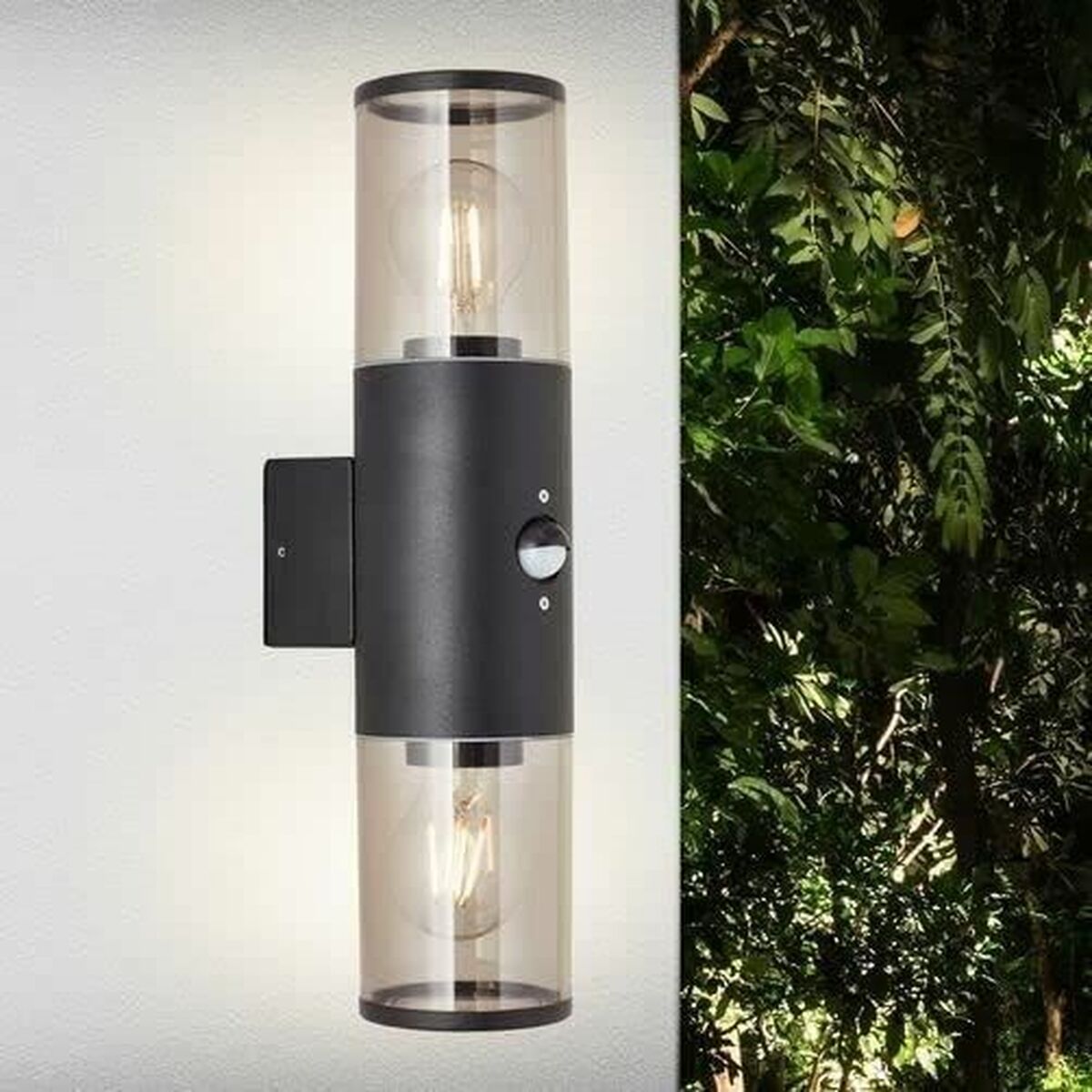 Wall Light Brilliant Sergioro Exterior Motion Detector Black 20 W-3