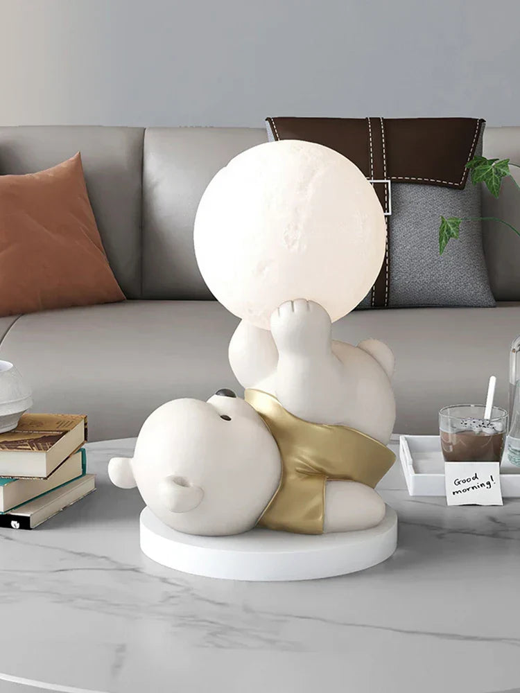 NNEOBA Charming Vitality Bear Sculpture-2