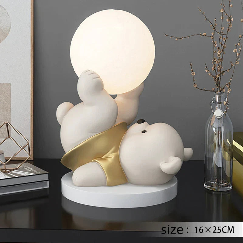 NNEOBA Charming Vitality Bear Sculpture-1